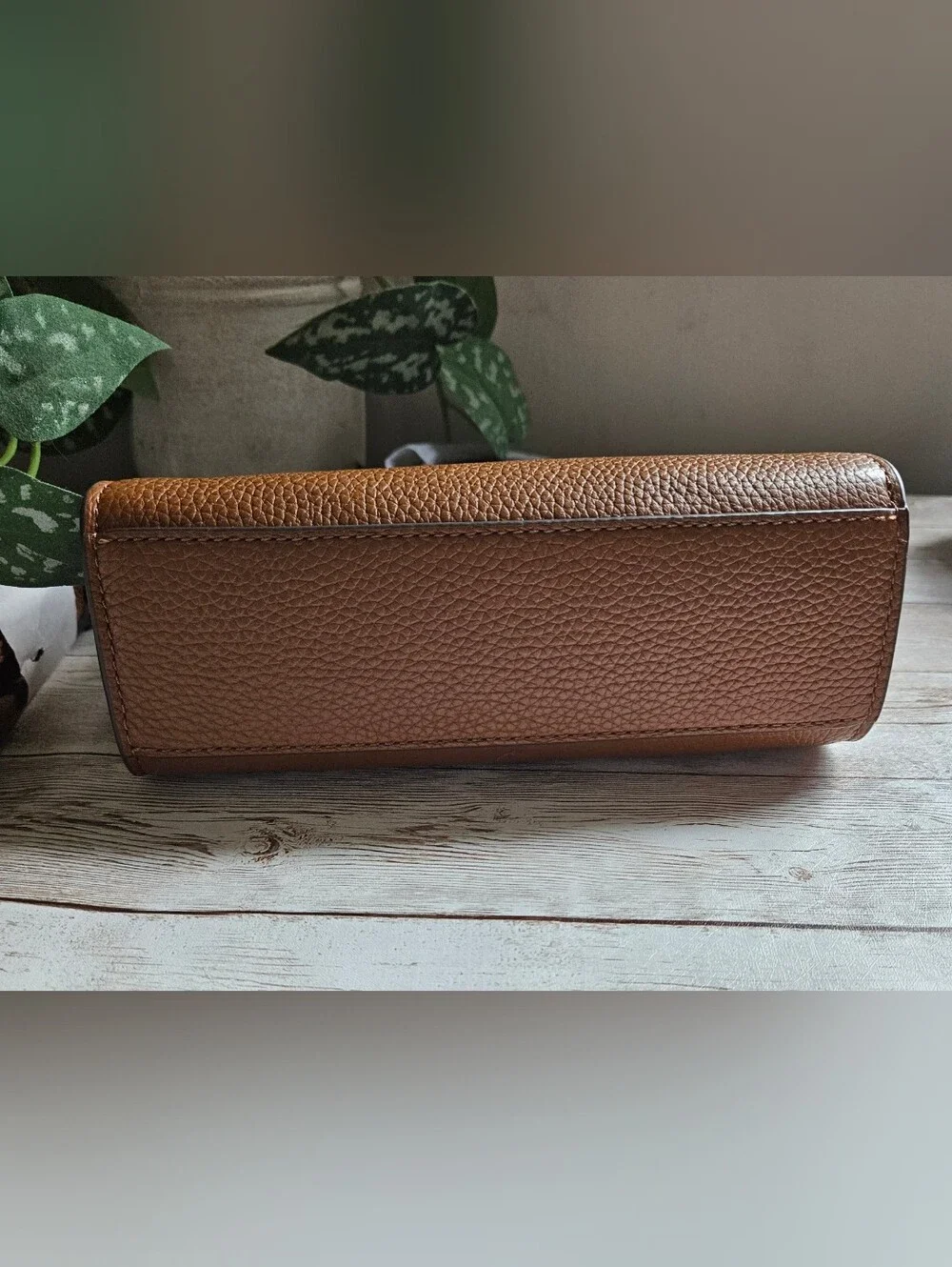 Tory Burch nwt Blake Mini Tote Bag Crossbody in Cortado brown pebbled leather